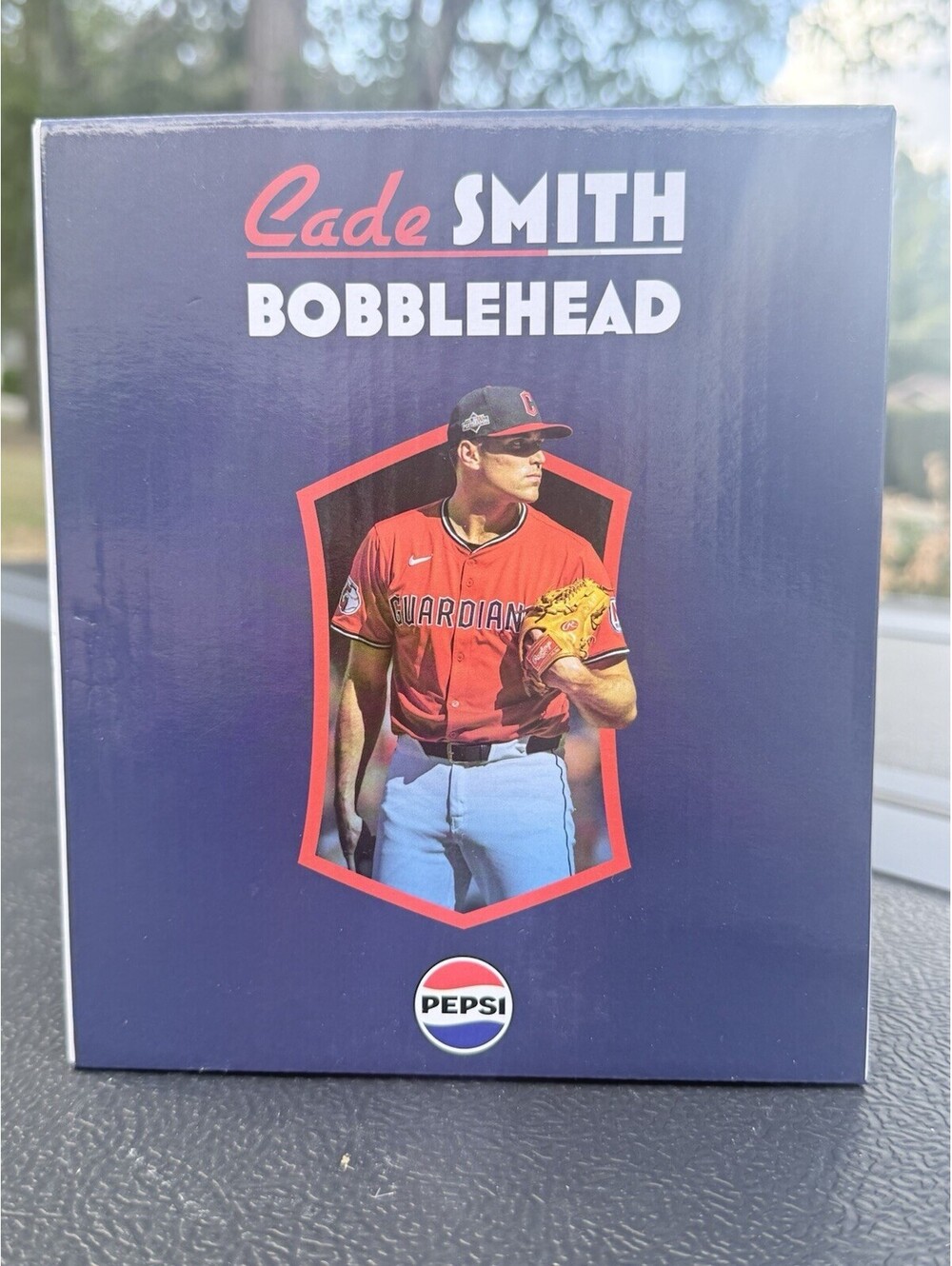 Cade Smith Bobblehead Cleveland Guardians Pepsi Promo Boxed Bobble Head 2026 SGA
